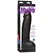 Doc Johnson CodeBlack 12” Vac-U-Lock Attachment, Anatomical Black 30cm