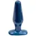 Doc Johnson Pretty Ends Medium Plug Midnight Blue - Sil-A-Gel, 5.5
