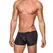 Male Power Seamless Sleek Mini Short S Black - Low Rise Comfort Fit