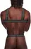 Male Power Elastic Harness Black Adjustable Studded One Size