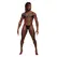 Male Power Libra Adjustable Imitation Leather Harness Black One Size