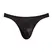 Male Power Satin Spandex Bong Thong L/XL Black Comfort Fit