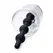 XR Brands Rosebud Cylinder Anal Pump with Silicone Beads 4-Bulb System