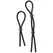 Doc Johnson Silicone Adjustable Intimate Ties Set Black & Purple