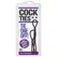 Doc Johnson Silicone Adjustable Intimate Ties Set Black & Purple