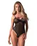 Obsessive Novenes Bodysuit XS/S Black & Pink Adjustable Straps