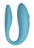 We-Vibe Sync Go Turquoise Dual Vibrator for Couples, App Control, 7.7 cm