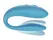 We-Vibe Sync Go Turquoise Dual Vibrator for Couples, App Control, 7.7 cm
