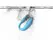 We-Vibe Sync Go Turquoise Dual Vibrator for Couples, App Control, 7.7 cm