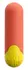 ROMP Riot Mini Vibrator Compact Rechargeable Silicone 7cm Yellow
