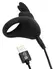 Happy Rabbit Black Intimate Ring with Vibrating Flexible Ears