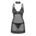 Obsessive Donarella Chemise & Thong Set Black XS/S Adjustable Details