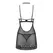 Obsessive Donarella Chemise & Thong Set Black XS/S Adjustable Details