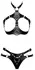 ZADO Leather Harness Set S/M Black - Adjustable Buffalo Leather System