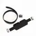LOCKINK Blindfold Kit Black - Adjustable Leather Eye Mask with Buckles