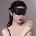 LOCKINK Blindfold Kit Black - Adjustable Leather Eye Mask with Buckles