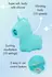 Unihorn Mount'n Peak Lay-On Intimate Massager Dual Motor Silicone 9cm