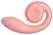 Snail Vibe Gizi Peachy Pink - Dual Intimate Device, Silicone, 19cm