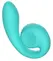 Snail Vibe Gizi Tiffany Dual Motor Silicone Intimate Device Blue 19cm