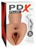 PDX Plus Pick Your Pleasure XL Stroker - Dual Channel, Fanta Flesh, 22.9 cm