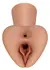 PDX Plus Pick Your Pleasure XL Stroker - Dual Channel, Fanta Flesh, 22.9 cm