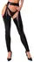 Noir Handmade Powerwetlook Chaps L, Open Design, Black Finish