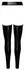 Noir Handmade Powerwetlook Chaps L, Open Design, Black Finish