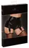 Noir Handmade Powerwetlook Suspender Panty L High-Waist Zip Black