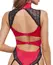 Cottelli Lingerie Body Red/Black XL Satin & Lace with Removable Straps