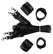 You2Toys Bed Restraint System Vegan Adjustable Black 180cm