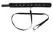 You2Toys Vegan Adjustable Collar & Leash Set, Black, 37-47 cm