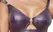 Cottelli Lingerie Wetlook Set Bra & Briefs Purple XL Adjustable Design