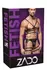 ZADO Leather Harness Set M/L - Adjustable Black Straps & Silver Details