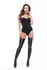 Passion S800 Self-Supporting Stockings Black XL Silicone Band