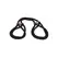 Sportsheets Knotty Brat Set - Rope Cuffs, Blindfold & Mini Crop, Black-Rose Gold