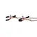 Sportsheets Sex & Mischief Brat Adjustable Tension Nipple Clamps Rose Gold