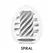 Tenga Egg Spiral Intimate Device, Compact, Brown, 1 Piece