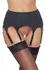 Cottelli Lingerie Suspender Belt Matte Black S - 8 Adjustable Straps