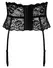 Cottelli LINGERIE Lace Suspender Belt Black L Adjustable Straps