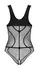 Obsessive B336 Mesh Bodysuit S-L Black Harness-Style Design