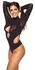 Cottelli FANTASY S-L Women’s Bodysuit with Rhinestone Detail, Black