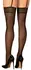 Obsessive Chemeris Black Stockings XS/S Wide Lace Band
