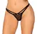 Obsessive Chemeris Lace Thong Black XS/S - Soft Stretch Design