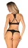 Obsessive Latinesa Lingerie Set Black XL/2XL Embroidered Tulle