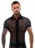 Svenjoyment Men's XL Stretch Lace Shirt with Collar and Button Placket