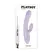 Playboy Pleasure Bumping Bunny Pink - Thrusting & Warming Silicone Model
