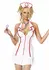 Leg Avenue Head Nurse Dress Set White 3-Piece Costume M/L