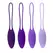 Playboy Pleasure Put In Work Kegel Set - 4 Steel & Silicone Weights Pink