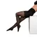 Bye Bra Power Up 40 Den Black S Shaping Tights with Tummy Control