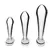 b-Vibe Stainless Steel Training Set - 3-Piece Prostate Plug Kit